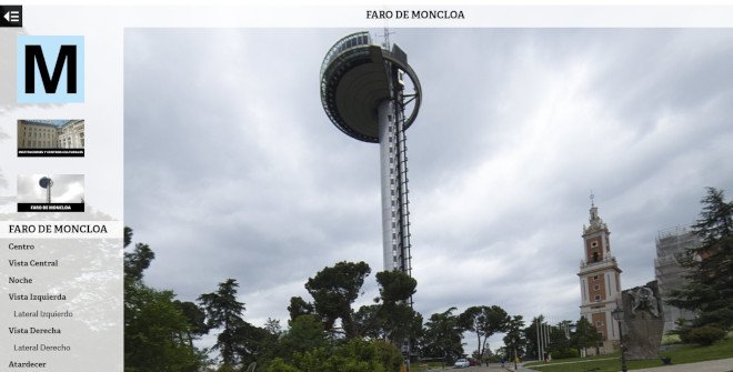 Experiencia virtual Faro de Moncloa