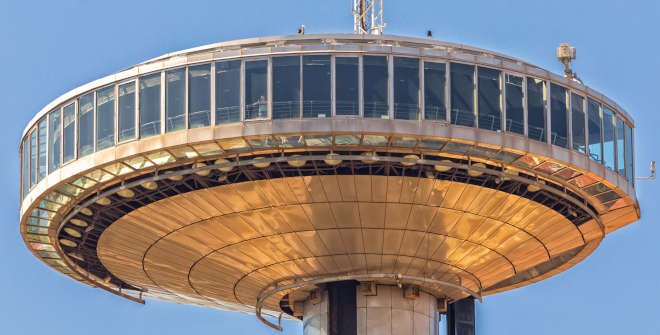 Faro de Moncloa. Verano 2023. Foto: Alváro López del Cerro © Madrid Destino