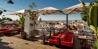 Terraza del Hotel H10 Puerta de Alcalá