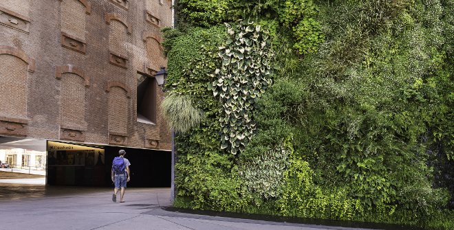 Jardín vertical CaixaForum