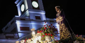 Procesión de Jesús de Medinaceli a su paso por la Puerta del Sol. Semana Santa. 29 de marzo de 2024