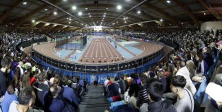 Panorámica mitin World Indoor Tour Gold Madrid 2023. © Real Federación Española de Atletismo